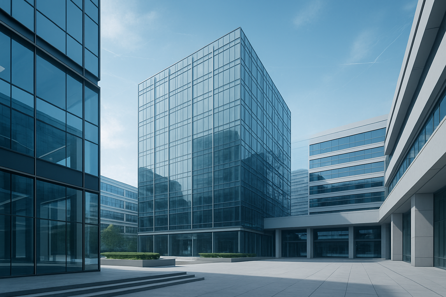 Abstract architectural and network-inspired visual suggesting resilience, structure, and coordinated recovery.